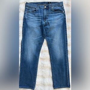 ag adriano goldschmied jeans Men’s 33X34 Blue Straigh Leg